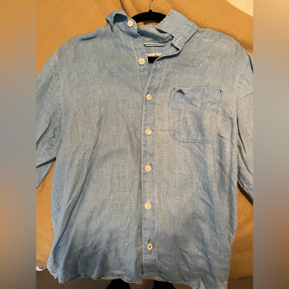 Blue Tommy Bahama button down